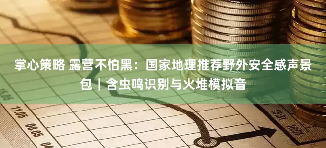 掌心策略 露营不怕黑：国家地理推荐野外安全感声景包｜含虫鸣识别与火堆模拟音